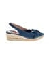 Rouje Paris Blue Wedges Size EU 39 - photo 1