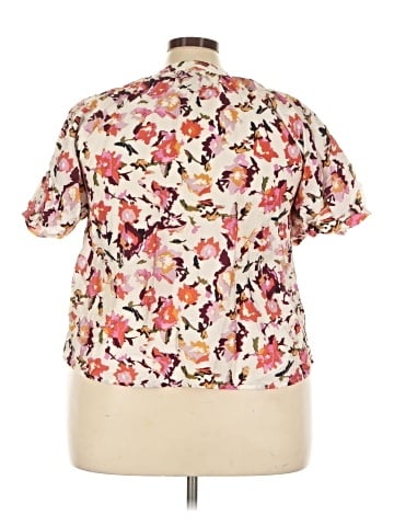 Caslon Short Sleeve Blouse (view 2)