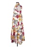 THML 100% Polyester Floral White Casual Dress Size S - photo 5