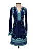 Hale Bob Paisley Blue Casual Dress Size XXS - photo 1
