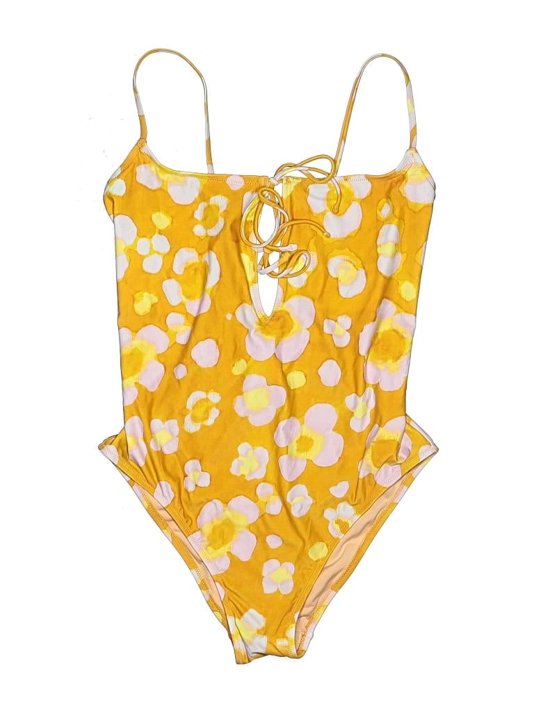 Madewell Bodysuit In Yellow