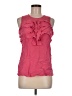 Mint 100% Silk Pink Sleeveless Silk Top Size 6 - photo 1