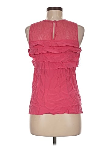 Mint Sleeveless Silk Top (view 2)