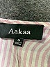 AaKaa 100% Cotton Color Block White Casual Dress Size S - photo 7