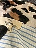 Entro 100% Polyester Animal Print Blue Long Sleeve Blouse Size S - photo 7