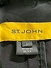St. John 100% Polyester Solid Black Jacket Size L - photo 6