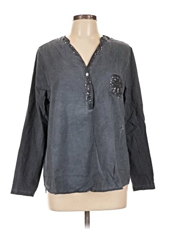 Lulu Long Sleeve Henley (view 1)
