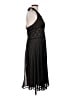Connected Apparel 100% Polyester Black Cocktail Dress Size 12 - photo 4