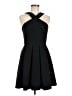 CeCe Solid Black Cocktail Dress Size 8 - photo 1