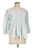 Levi's Blue 3/4 Sleeve Blouse Size L - photo 1