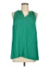 CAbi 100% Polyester Green Sleeveless Blouse Size M - photo 1