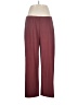 MAX Solid Burgundy Casual Pants Size XL - photo 1