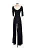 Black Halo Solid Black Jumpsuit Size 2 - photo 2