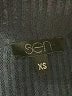 Sen Solid Black Casual Skirt Size XS (0) - photo 4