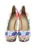 Nine West Floral Purple Heels Size 8 1/2 - photo 2