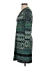 Hale Bob 100% Polyester Print Teal Casual Dress Size XS - photo 5