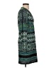Hale Bob 100% Polyester Print Teal Casual Dress Size XS - photo 4
