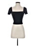Babaton Black Short Sleeve Top Size S - photo 1