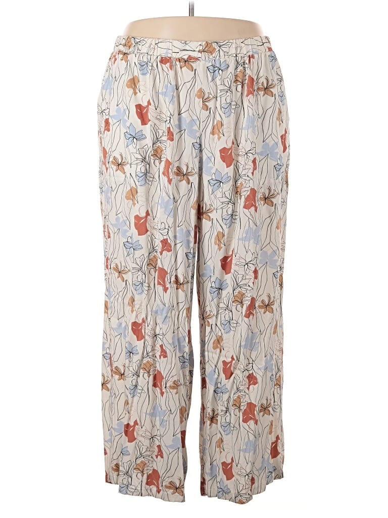 Pre-owned Eloquii Casual Pants In Silver