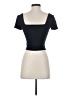 Babaton Black Short Sleeve Top Size S - photo 2
