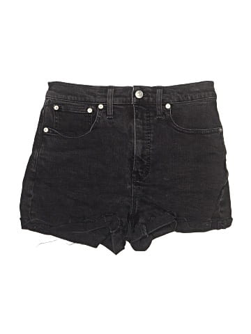 Madewell High-Rise Denim Shorts in Lunar Wash (view 1)