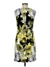 Connected Apparel Print Green Cocktail Dress Size 6 - photo 2