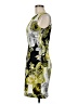 Connected Apparel Print Green Cocktail Dress Size 6 - photo 5