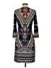 Hale Bob 100% Polyester Print Black Casual Dress Size XS - photo 2