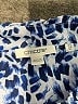 Chico's Animal Print Blue 3/4 Sleeve Blouse Size Lg (2.5) - photo 7