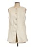 Marled 100% Polyester Ivory Sleeveless Blouse Size L - photo 1