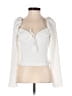Wilfred 100% Polyester Ivory Long Sleeve Blouse Size 0 - photo 1