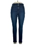 Ann Taylor Solid Blue Jeans Size 14 - photo 1