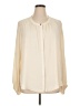 DKNY Ivory Long Sleeve Blouse Size XL - photo 1