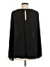 Lush 100% Polyester Black Long Sleeve Blouse Size M - photo 2