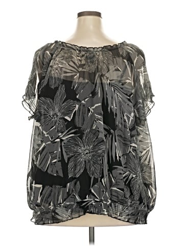 Apt. 9 Short Sleeve Blouse (view 2)