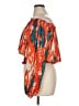 MICHAEL Michael Kors 100% Polyester Orange Long Sleeve Blouse Size XL - photo 5