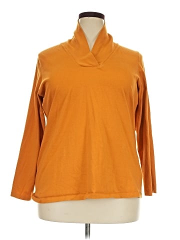 Roaman's 3/4 Sleeve Top (view 1)