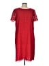 Talbots 100% Polyester Red Casual Dress Size 12 - photo 1