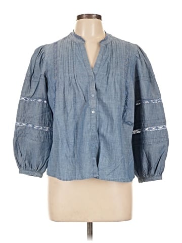 Levi's 3/4 Sleeve Button-Down Shirt (view 1)