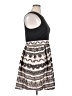 Elle Graphic Black Cocktail Dress Size 16 - photo 4