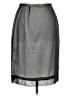 Preview Collection 100% Polyester Solid Silver Formal Skirt Size 10 - photo 2