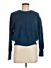 Elodie Solid Blue Pullover Sweater Size M - photo 1