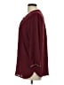 JM Collection 100% Polyester Burgundy Long Sleeve Blouse Size L - photo 5