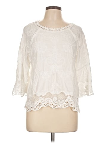 Democracy 3/4 Sleeve Blouse (view 1)