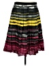 Carlisle 100% Silk Stripes Black Silk Skirt Size 8 - photo 1