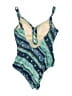 Mainstream Paisley Blue One Piece Swimsuit Size 14 - photo 2