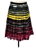 Carlisle 100% Silk Stripes Black Silk Skirt Size 8 - photo 2