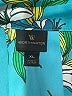 Worthington 100% Polyester Tropical Teal Short Sleeve Blouse Size XL - photo 7