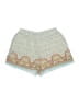 Cato 100% Polyester Paisley Ivory Shorts Size S - photo 1