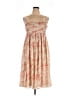 Forever 21 100% Polyester Floral Tan Cocktail Dress Size XL - photo 1